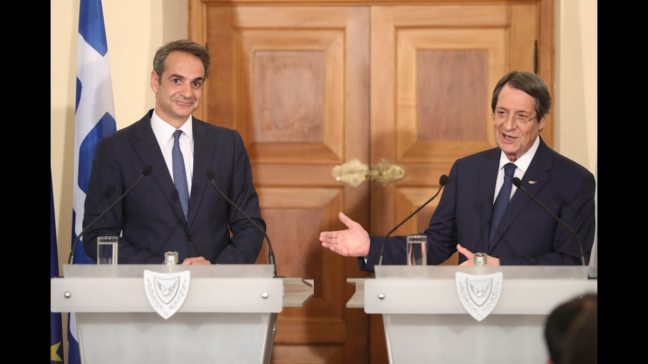 Σε εξέλιξη η συνάντηση Αναστασιάδη - Μητσοτάκη στο Προεδρικό της Λευκωσίας…