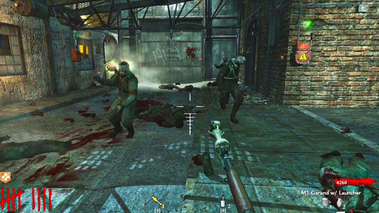 Call of Duty World At War Zombies Der Riese Gameplay No Commentary