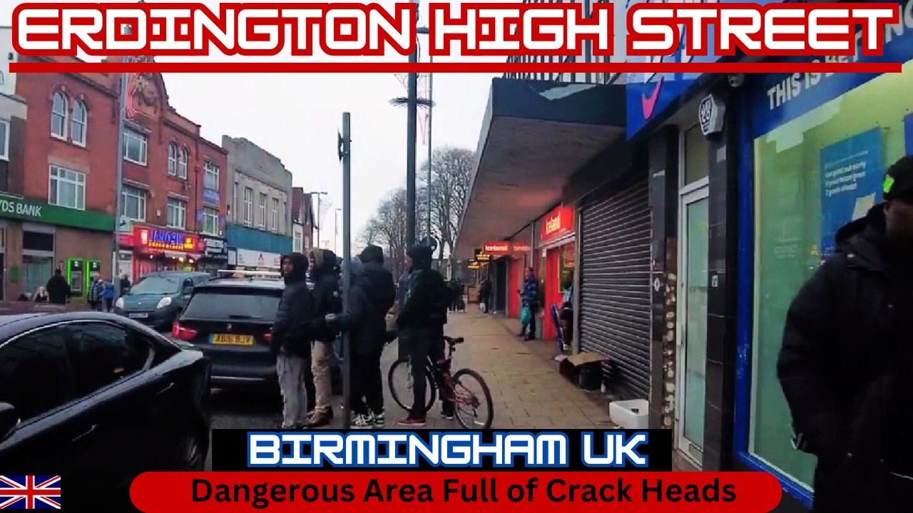 POV: Erdington High Street Birmingham UK