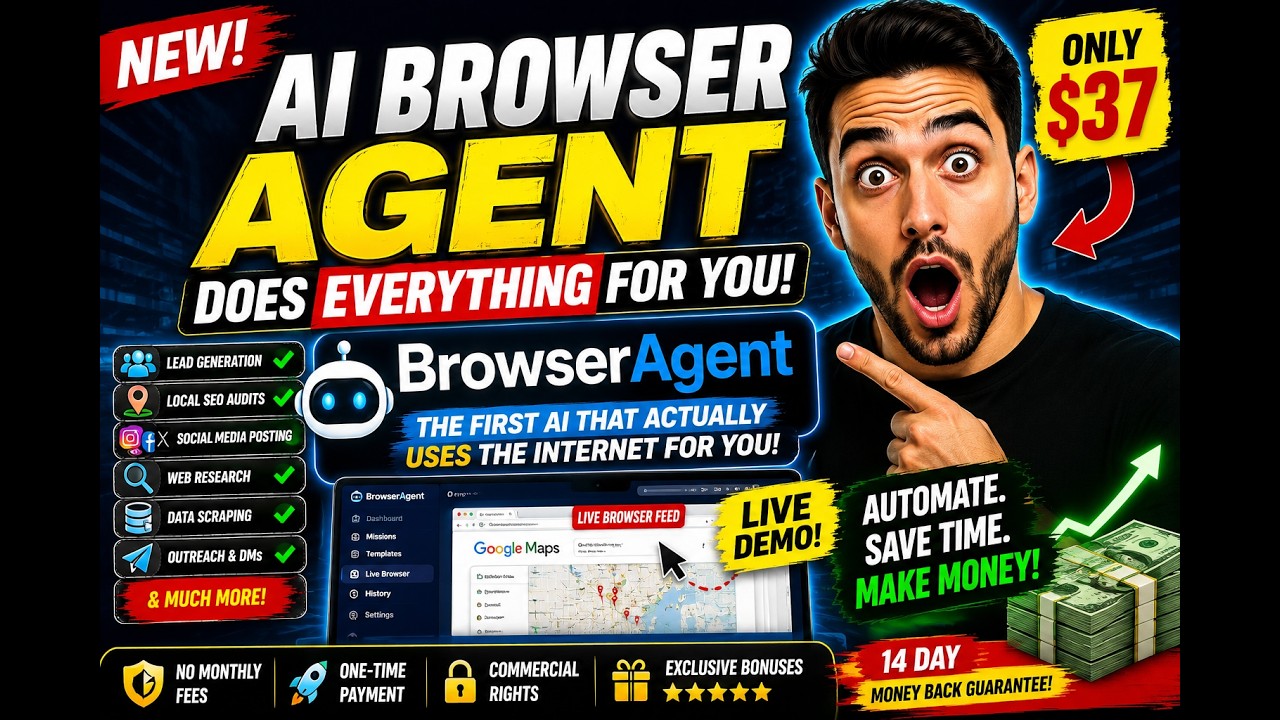 BrowserAgent AI Review: Can This AI Browser Agent Make Money? Full Demo + Bonuses 🤖