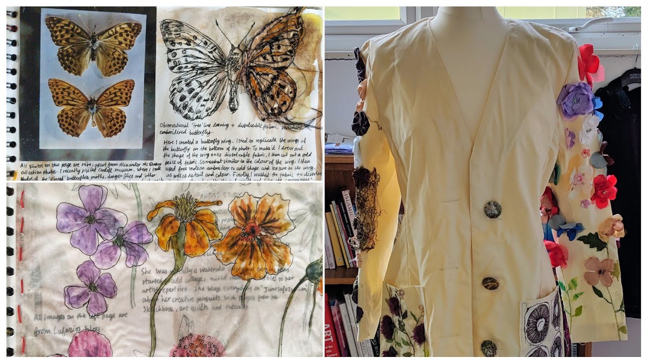 My 'A' graded A-level Textiles/art Coursework (2020)
