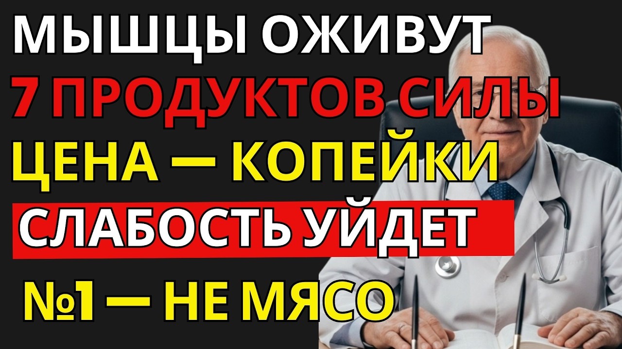 После 60 мышцы тают? 7 дешёвых продуктов, которые возвращают силу | Активное долголетие
