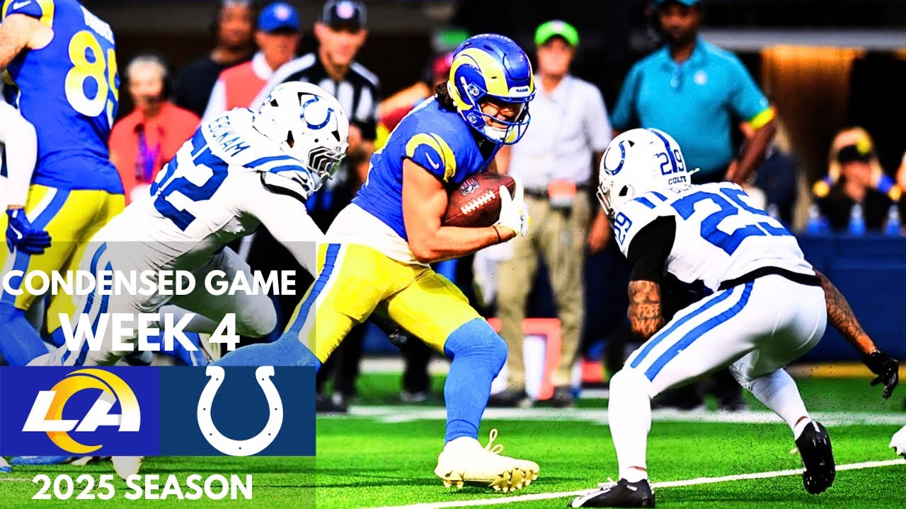 Rams vs Colts 2025 Week 4 Condensed Game | NFL Highlights