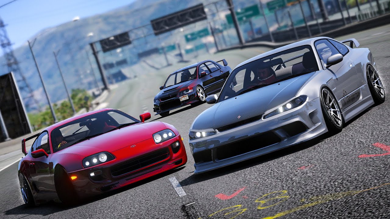 A Trindade do JDM - GTA 4K Cinemátic 🚀🔥