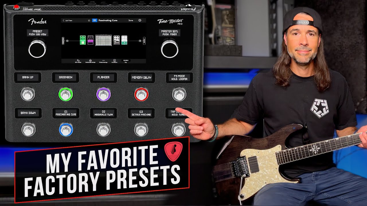 10 Super Cool Presets! Fender Tone Master Pro