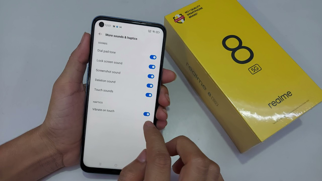 How To Set Sound and Vibration In Realme 8 5G | Realme 8 5G Sound And Vibration Settings |