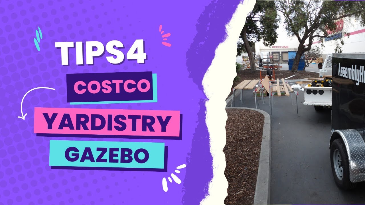 Tips for Yardistry Gazebo Roof Attachment with 2 People.