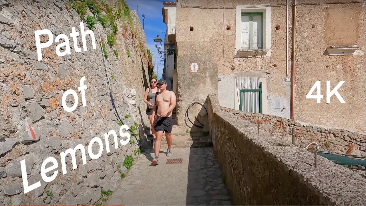 Path of Lemons | Walking Tour 4K | Captions | ▶ 49 mins