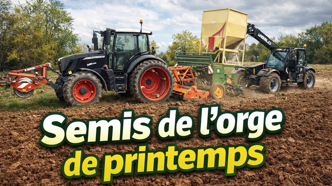 Semis orge de printemps 