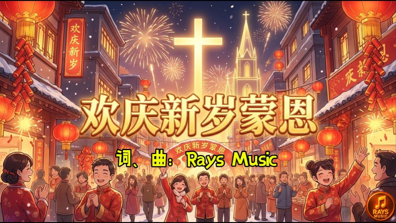 欢庆新岁蒙恩｜2026 春节敬拜赞美诗｜华人新年喜庆诗歌 | 华人新年基督教音乐｜Christian New Year Worship Song