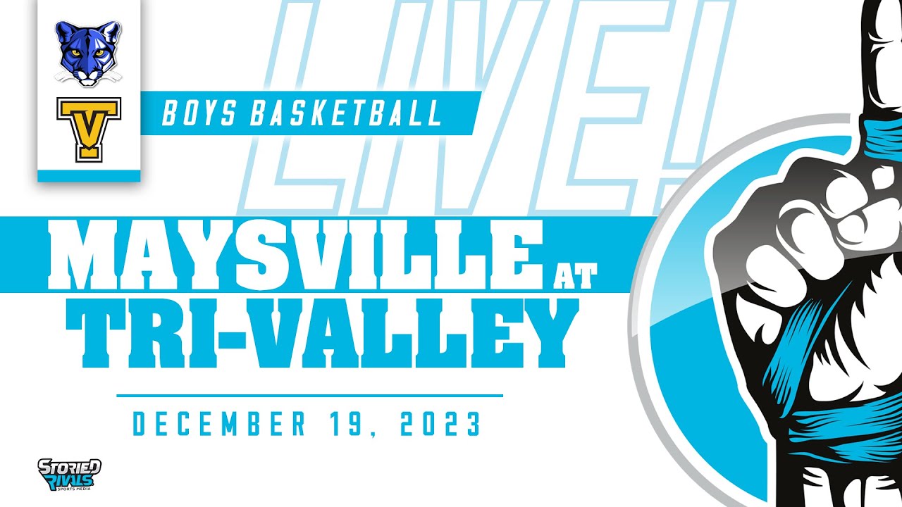 LIVE! MVL Boys Basketball | Maysville at Tri-Valley (Dec. 19, 2023)