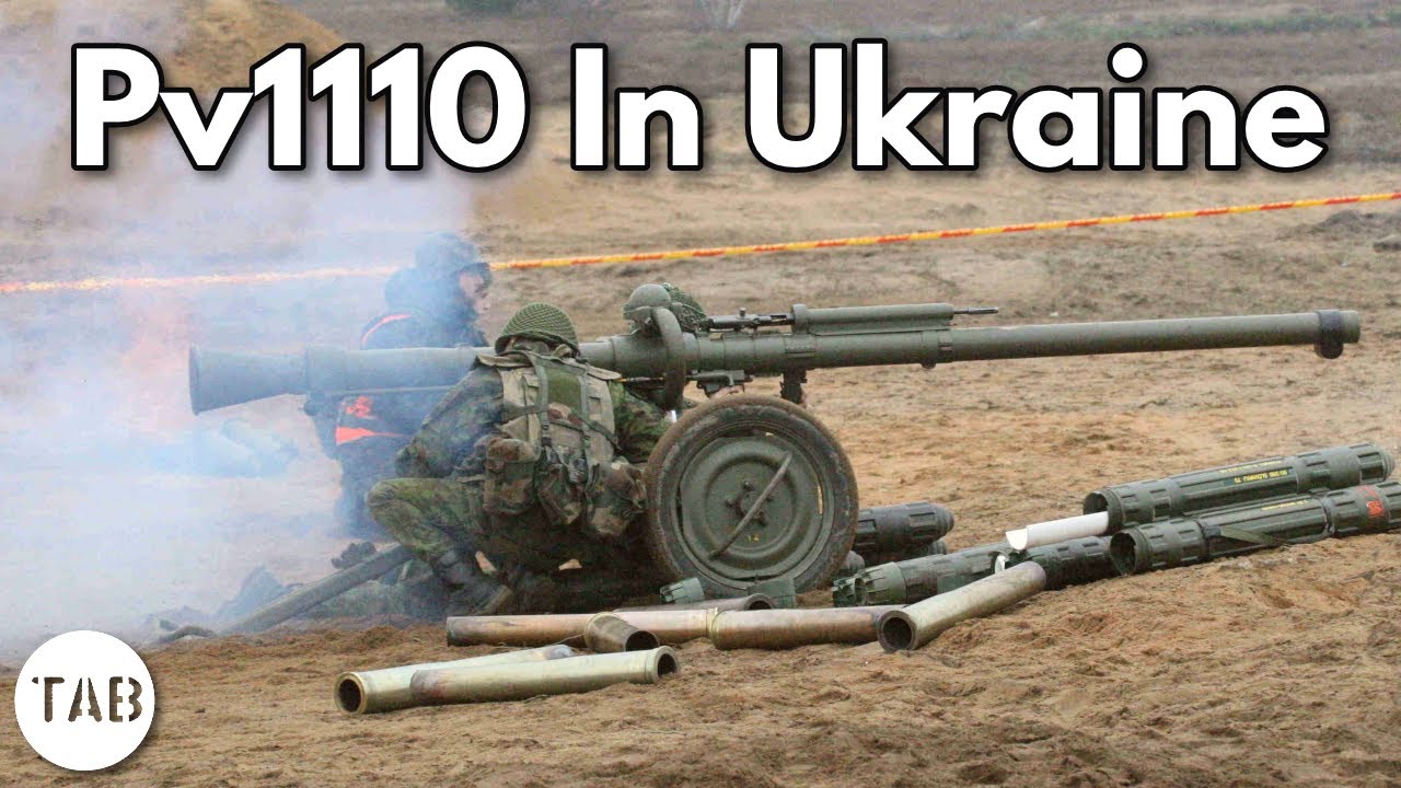 Редкие шведские безоткатные орудия PV-1110 на Украине