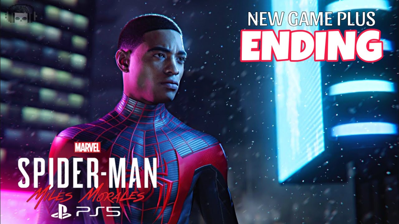 SPIDER-MAN MILES MORALES PS5 NEW GAME PLUS WALKTHROUGH, ENDING!