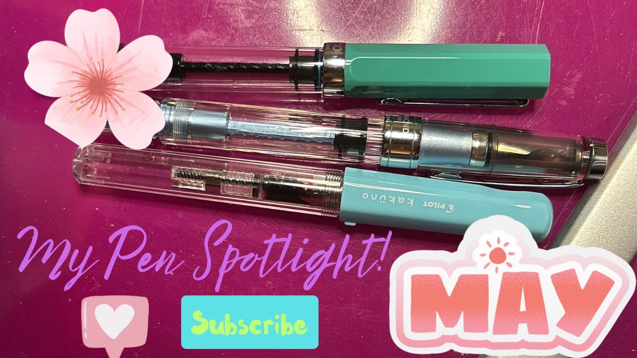 *My Pen’s Spotlight!* Episode 1- Twsbi eco, diamond 580, and Pilot Kakuno se