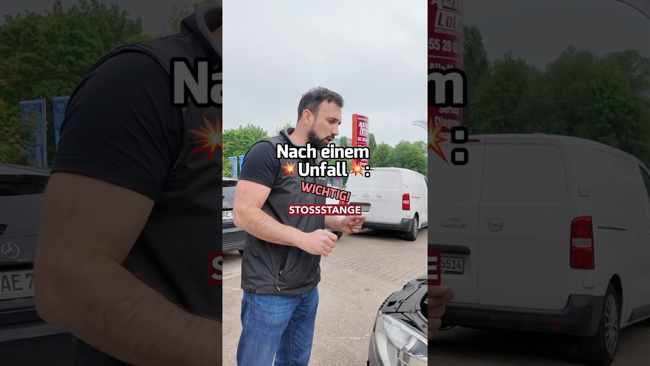 IMMER Sto&szlig;stange abbauen! 🙏🏻🥲 #kfzgutachter #kfzgutachten #kfzsachverst&auml;ndiger #unfallschaden