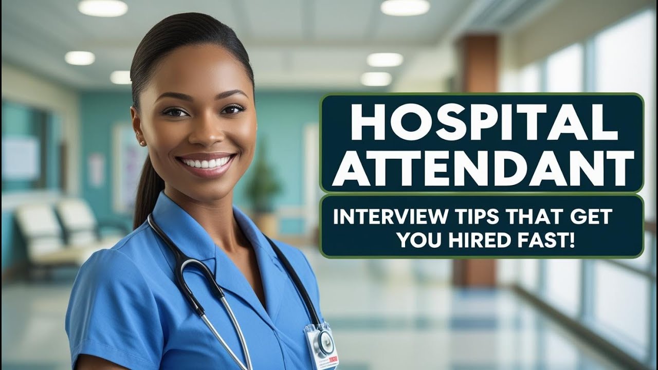 Hospital Attendant Interview Tips That Get You Hired FAST! | Ace Your Hospital Job Interview