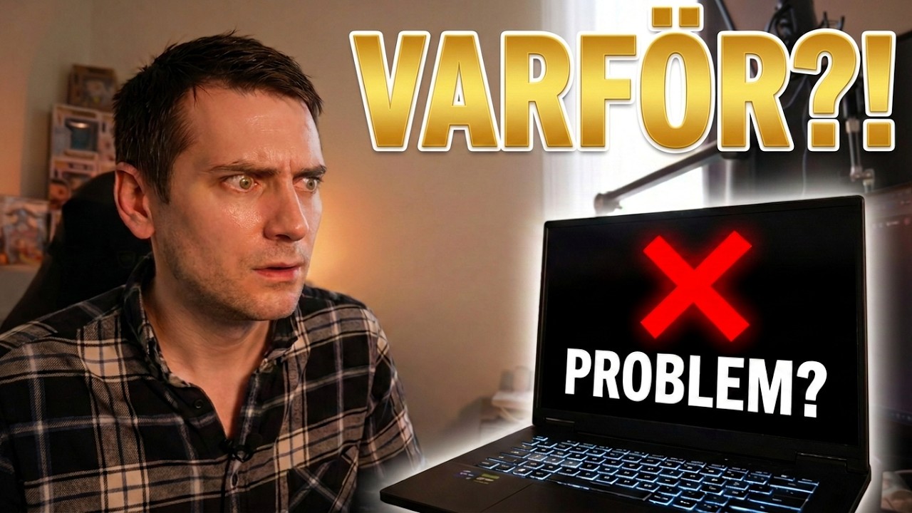 Köper en ny dator… men något saknas 😳
