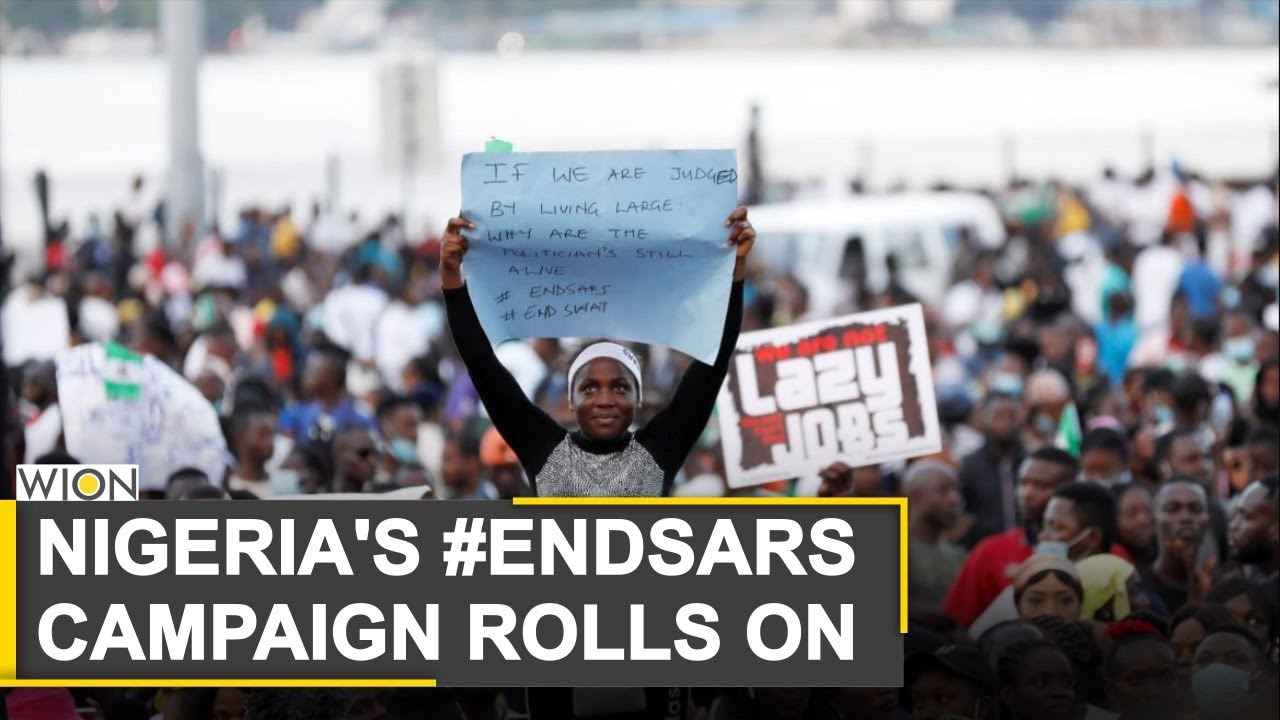 Protests against police brutality continues in Nigeria | Lagos | Nigeria Protests | World News