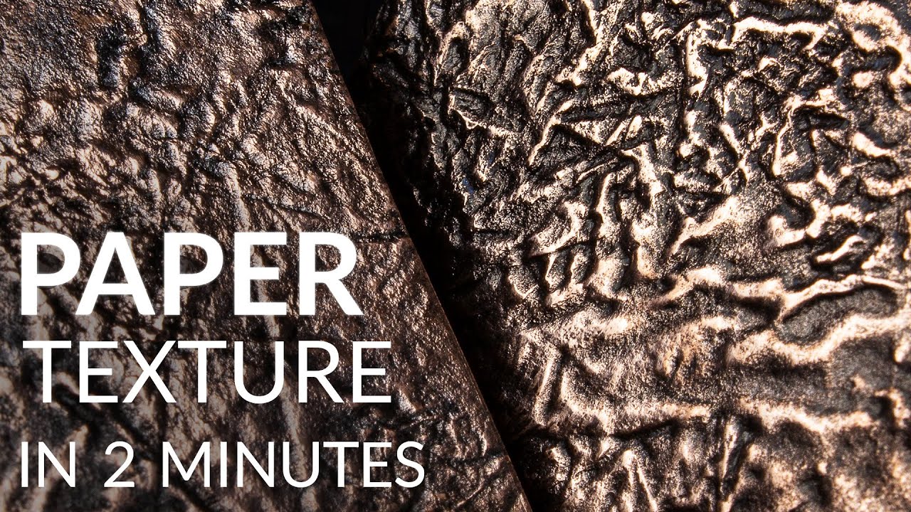 Making Paper Texture on copper, in Two Minutes (Jewelry)