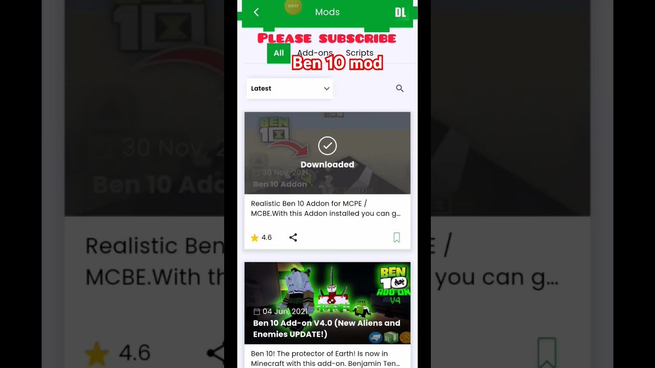 Minecraft how to download ben 10 mod