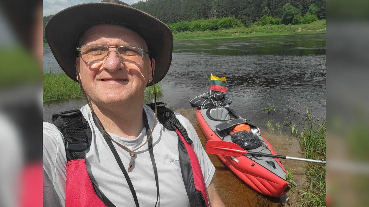 Baidare per Latviją. 1-asis etapas - 140 km.  2024 m. birželio 2 - 7 d.