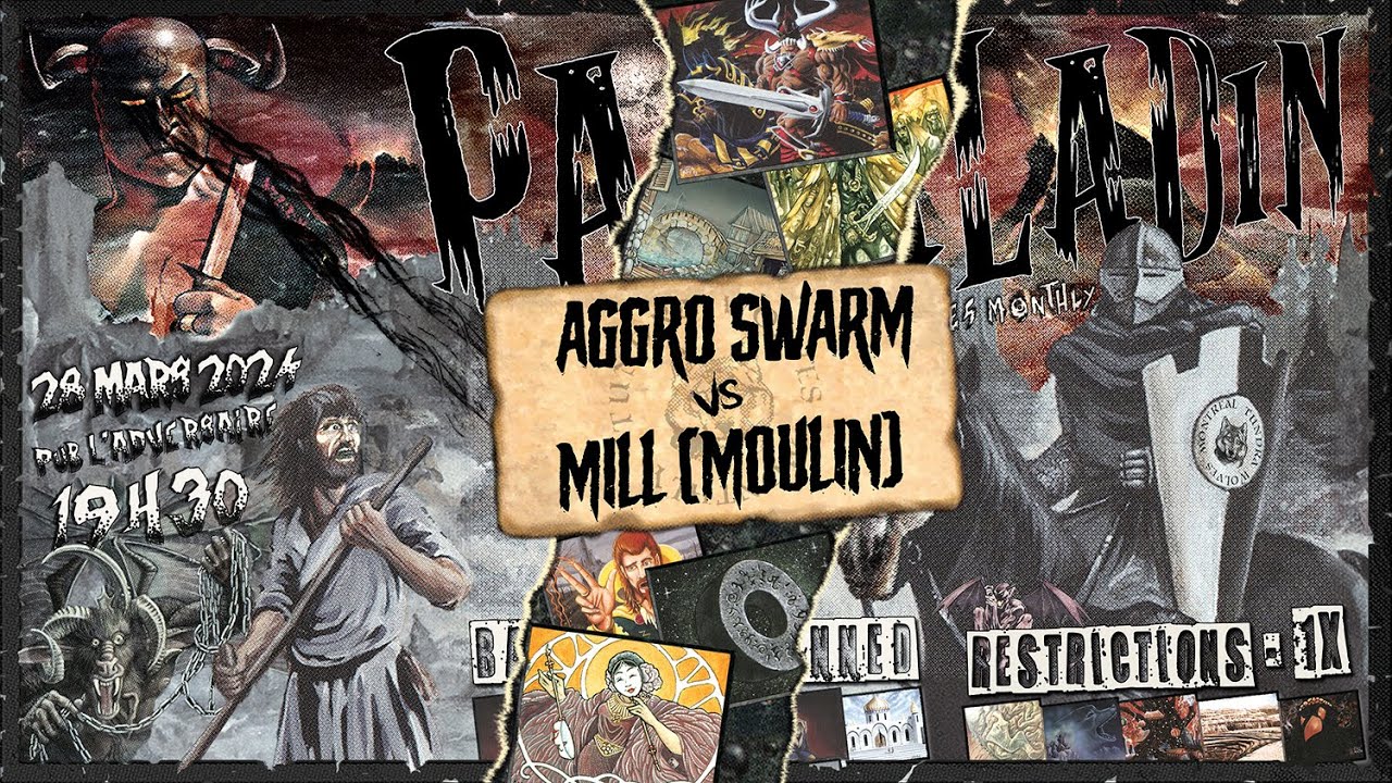 AGGRO SWARM vs MILL, Old School MTG - 1/4 Tundra Wolves Monthly (2024-03)