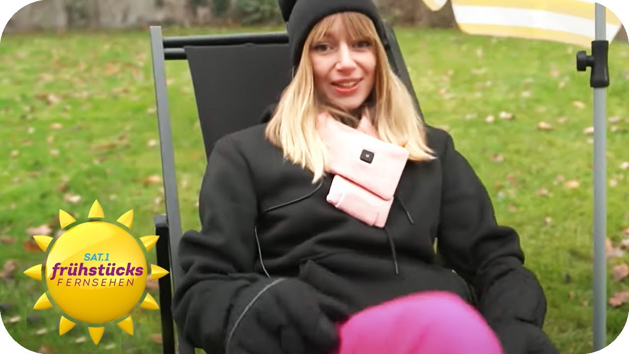 Alltags-Test: wie gut ist beheizbarer Kleidung für kalte Temperaturen? | SAT.1 Frühstücksfernsehen