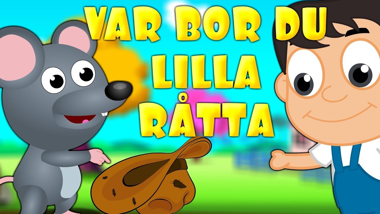 Var bor du lilla råtta | Barnsånger på svenska