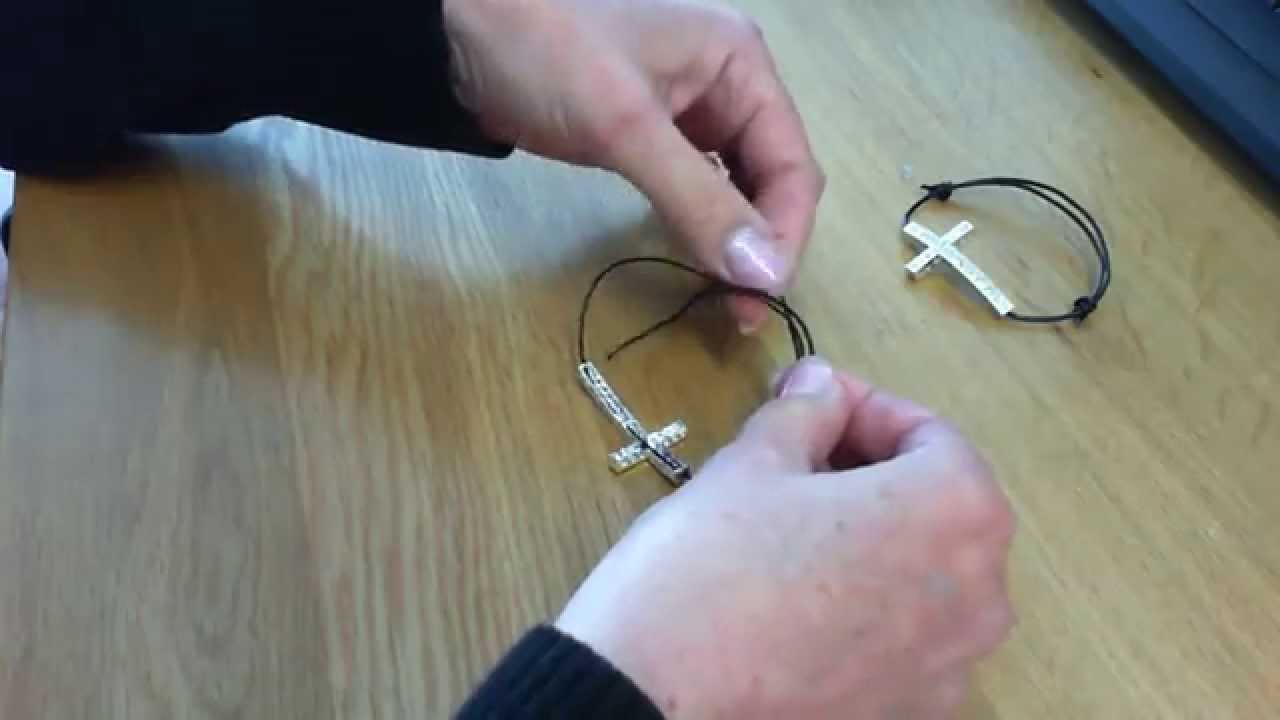 Noeuds coulissants pour bracelet