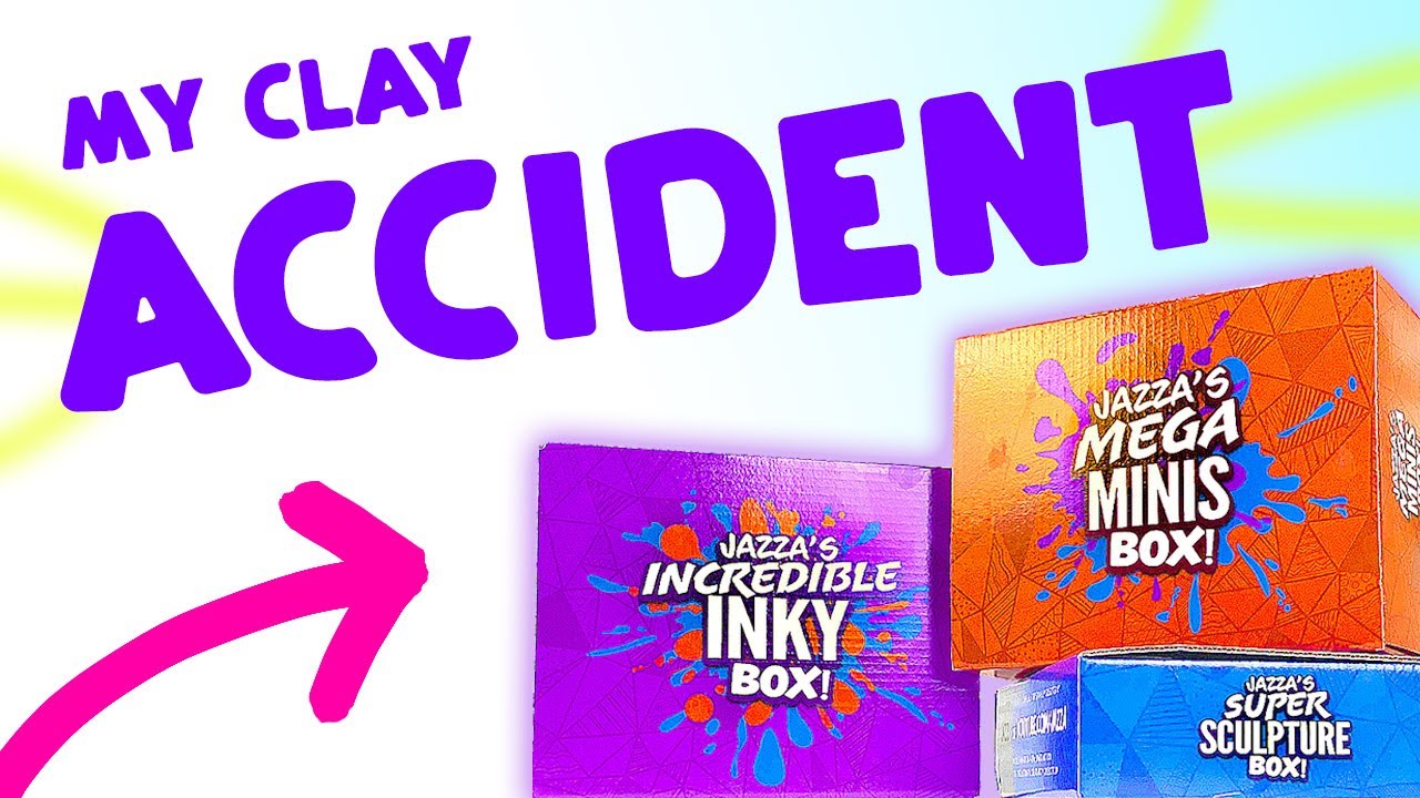My Accident with CLAY // Opening Jazza's Art Boxes!