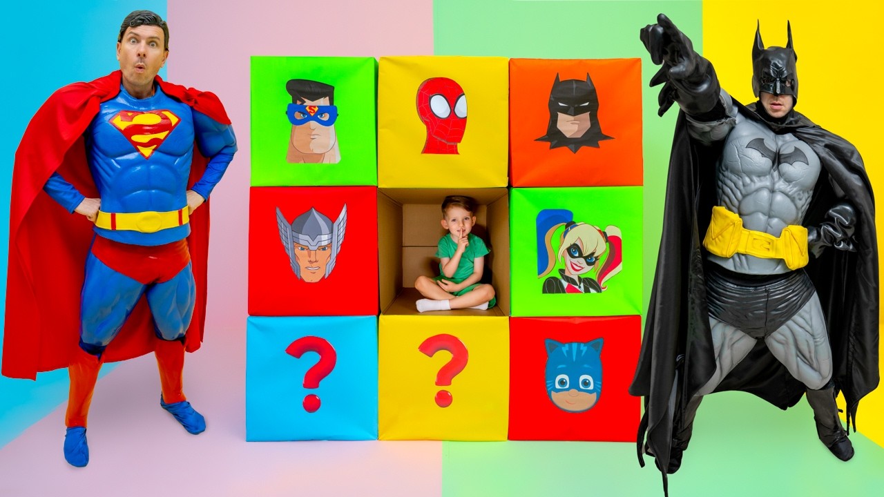 Kids Play Superheroes
