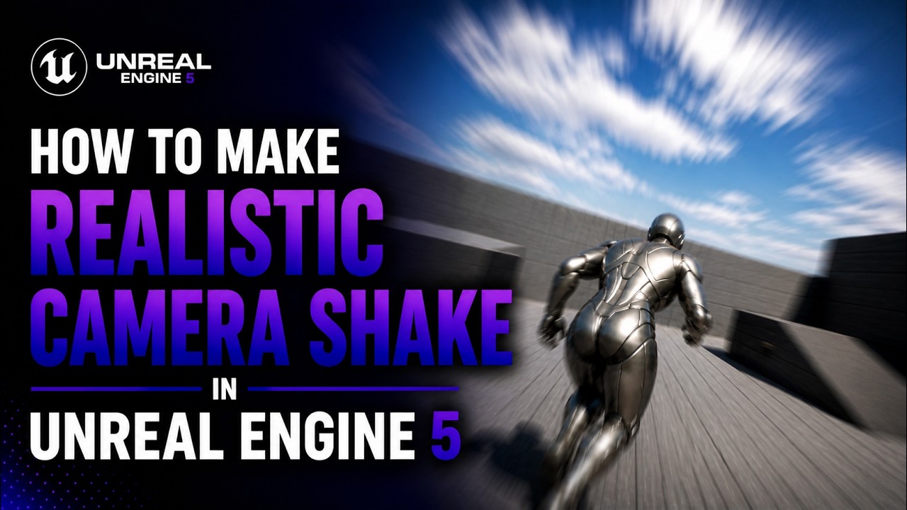 How to Make Realistic Camera Shake in Unreal Engine 5 & 4 | 🪐 Galactic Games