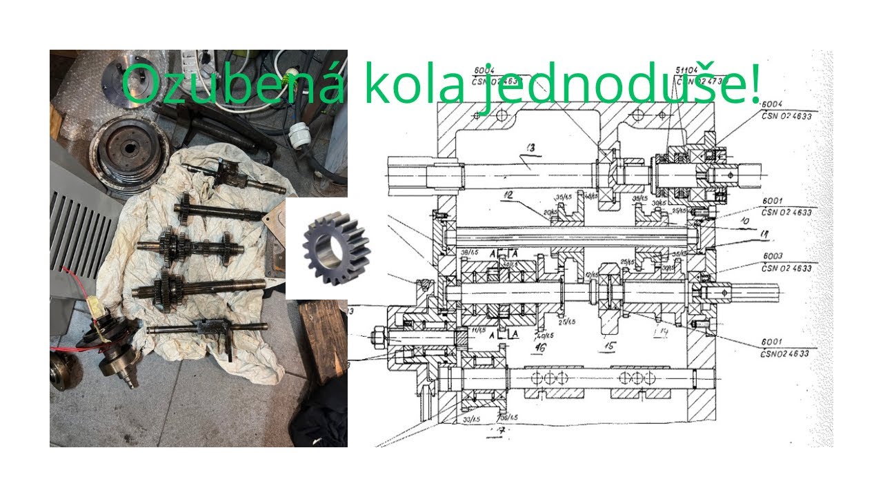 Výroba ozubených kol⚙️🛠️