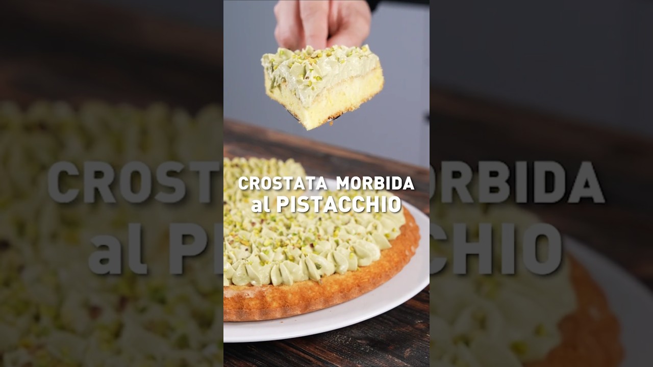 CROSTATA MORBIDA AL PISTACCHIO Ricetta Facile - Buon'Idea #shorts