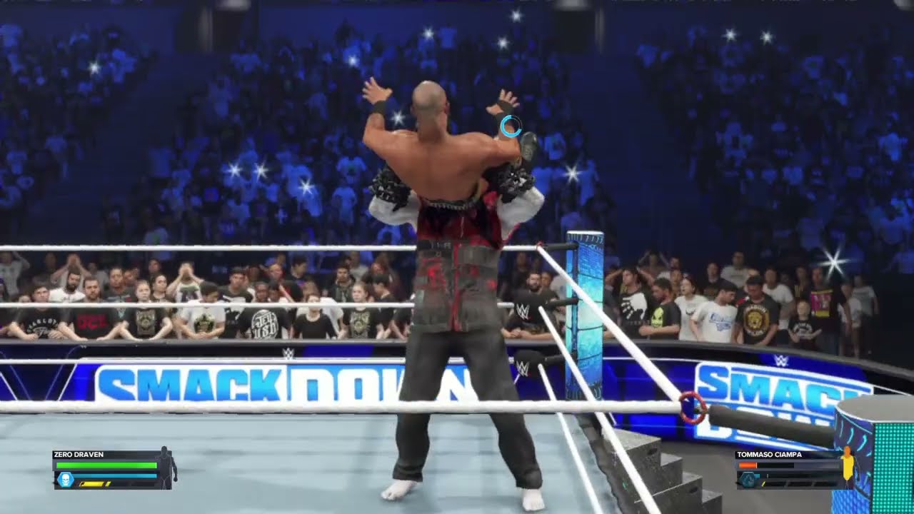 Zero Draven Vs. Tomasso Ciampa on Smackdown: MyRise | WWE 2K24