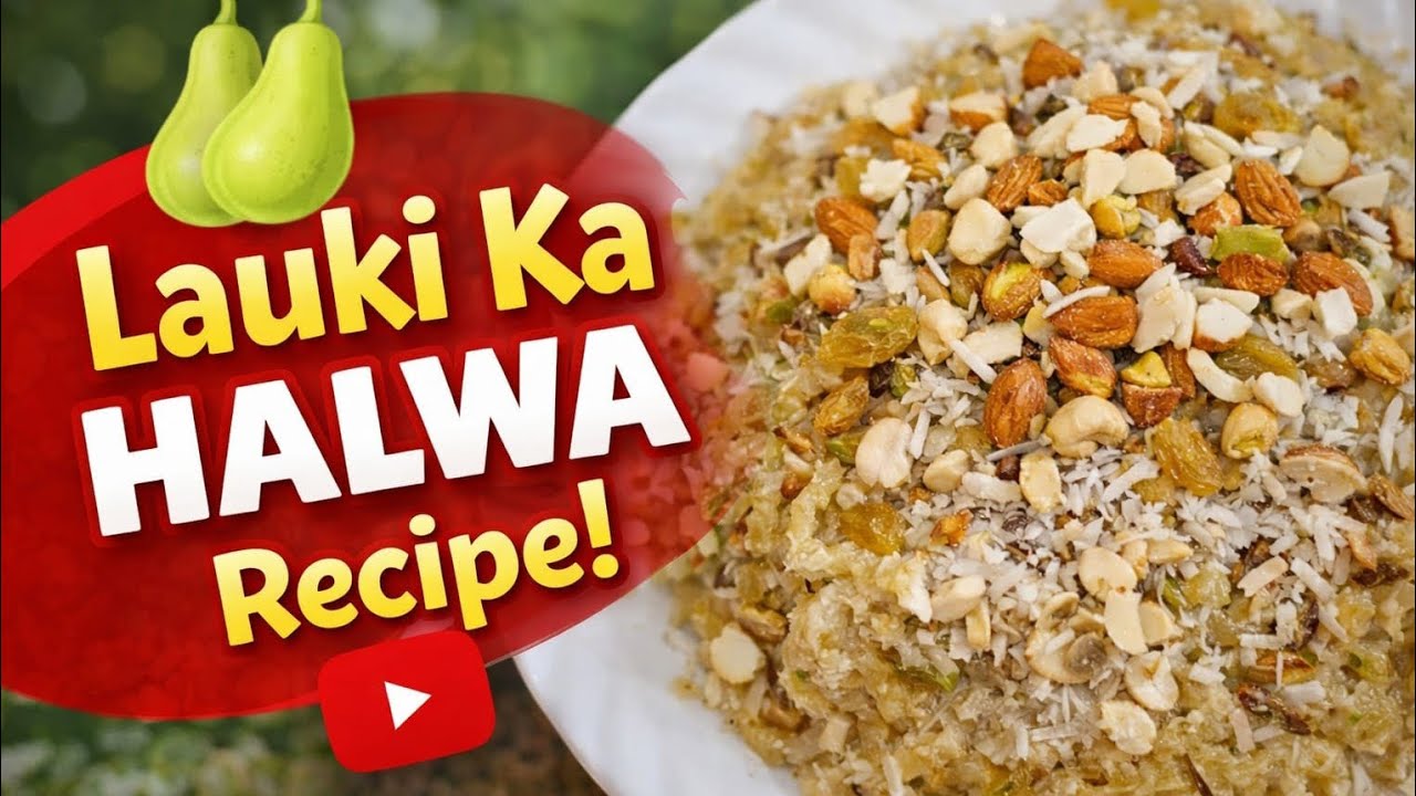 Recipe No. 2 – Lauki Ka Halwa ready in minutes! 😍🥄