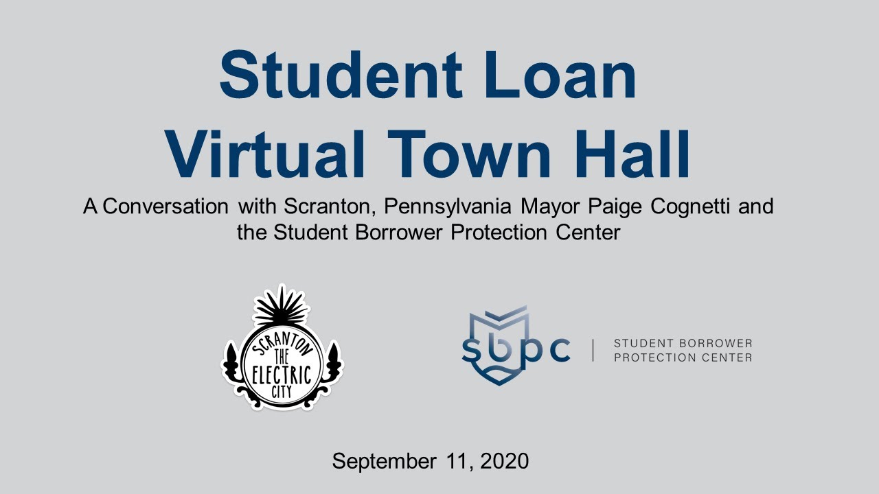 Virtual Town Hall on Student Loans with Scranton Mayor Cognetti