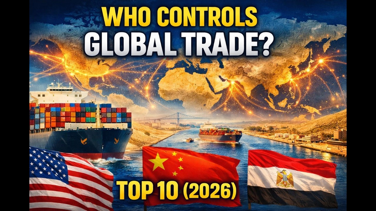 Топ-10 стран, контролирующих глобальные торговые пути (2026) | Мировой рейтинг торговых держав