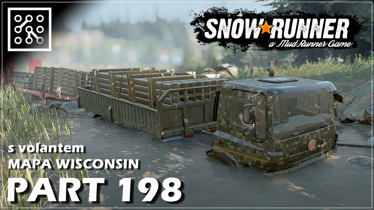 SNOWRUNNER CZ | KONVOJ K ŽELEZNIČNÍMU MOSTU - #198 | Lets play | Česky