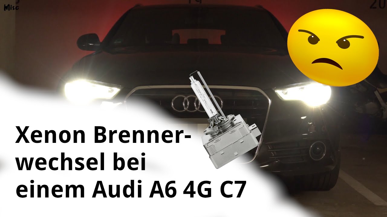 Audi A6 4G C7 Ксеноновая лампа D3S замена / замена