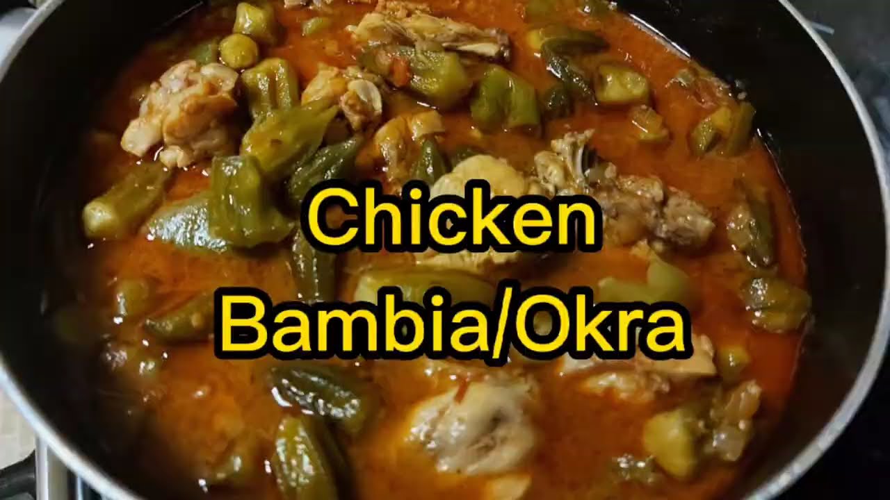 Arabic Bamia/Okra Chicken Stew Recipe