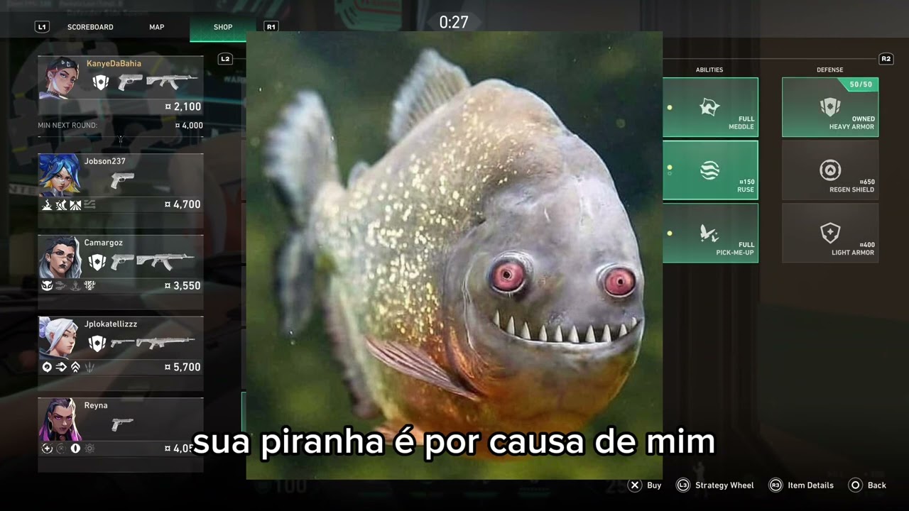 RAGE no valorant de console 
