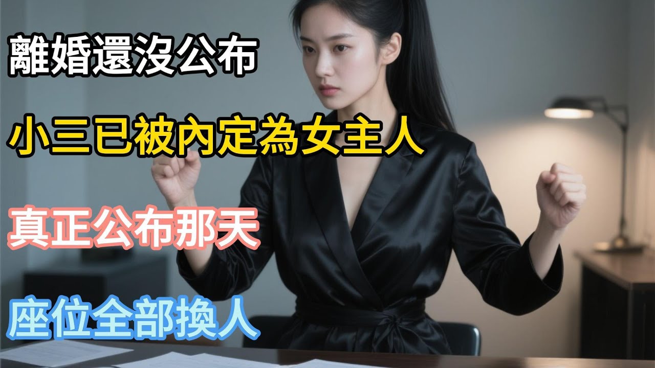 【完結】離婚還沒公布，小三已被內定為女主人，真正公布那天，座位全部換人！