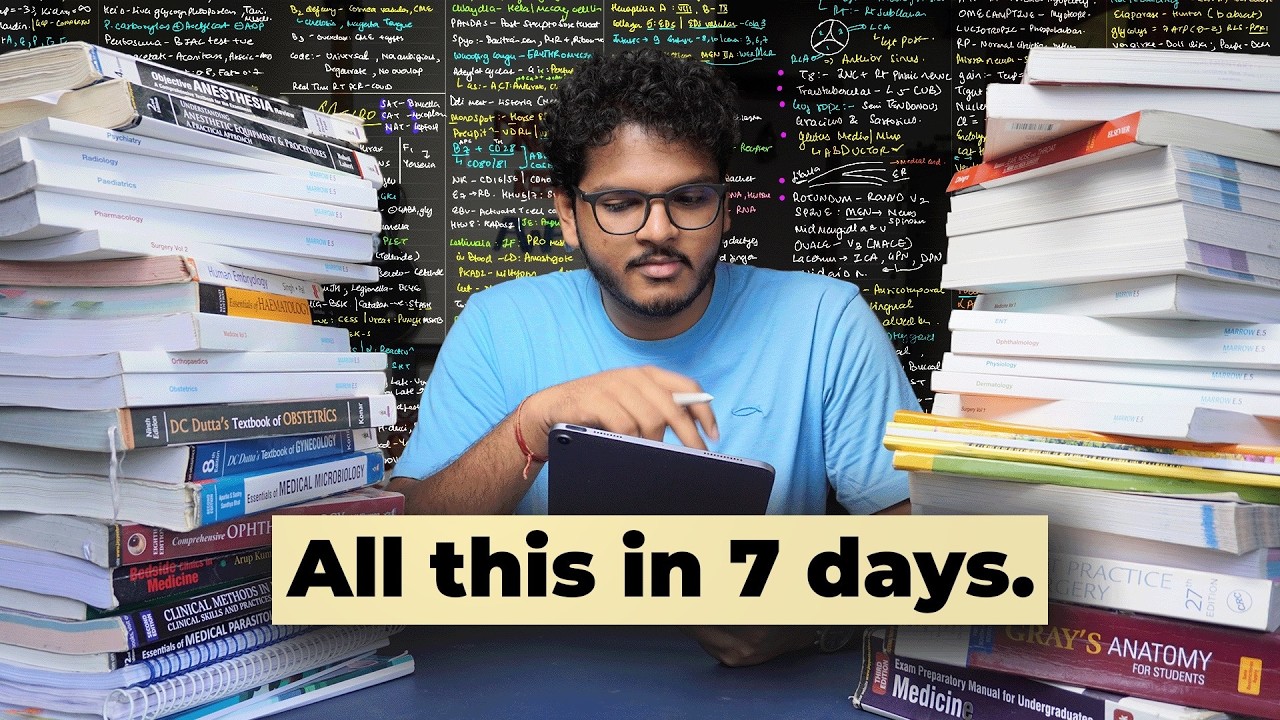 Studying for the HARDEST Exam of My Life - NEET PG Exam Saga | Dr. Anuj Pachhel