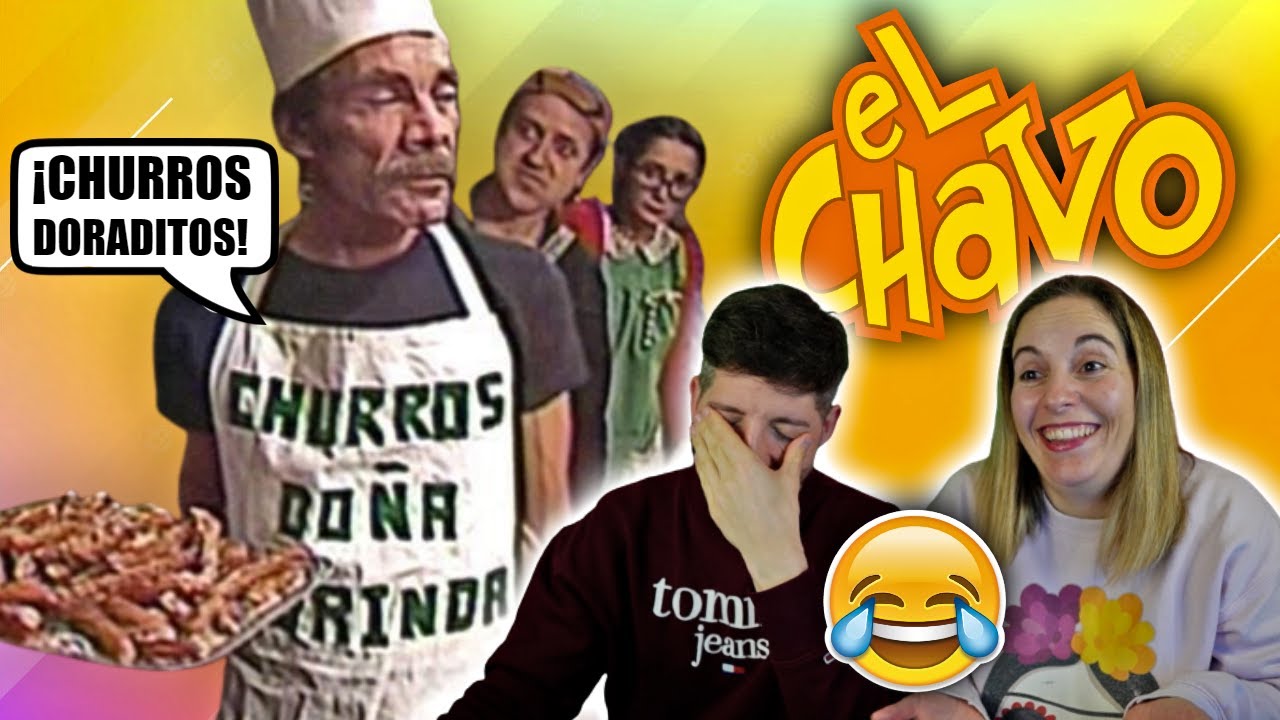 🇪🇸 ESPAÑOLES REACCIONAN al CHAVO DEL 8 Y LLORAN DE LA RISA 😂| REACCIONANDO A DON RAMÓN VENDE CHURROS