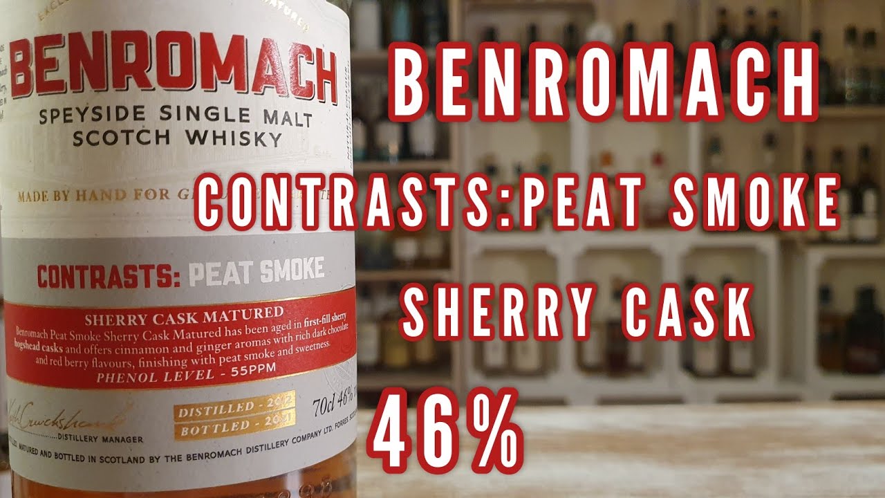 #119 BENROMACH CONTRASTS: PEAT SMOKE- Sherry Cask Matured -  46%