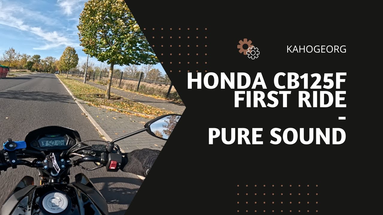 Honda CB125F (2024) First ride - Pure sound, no talk