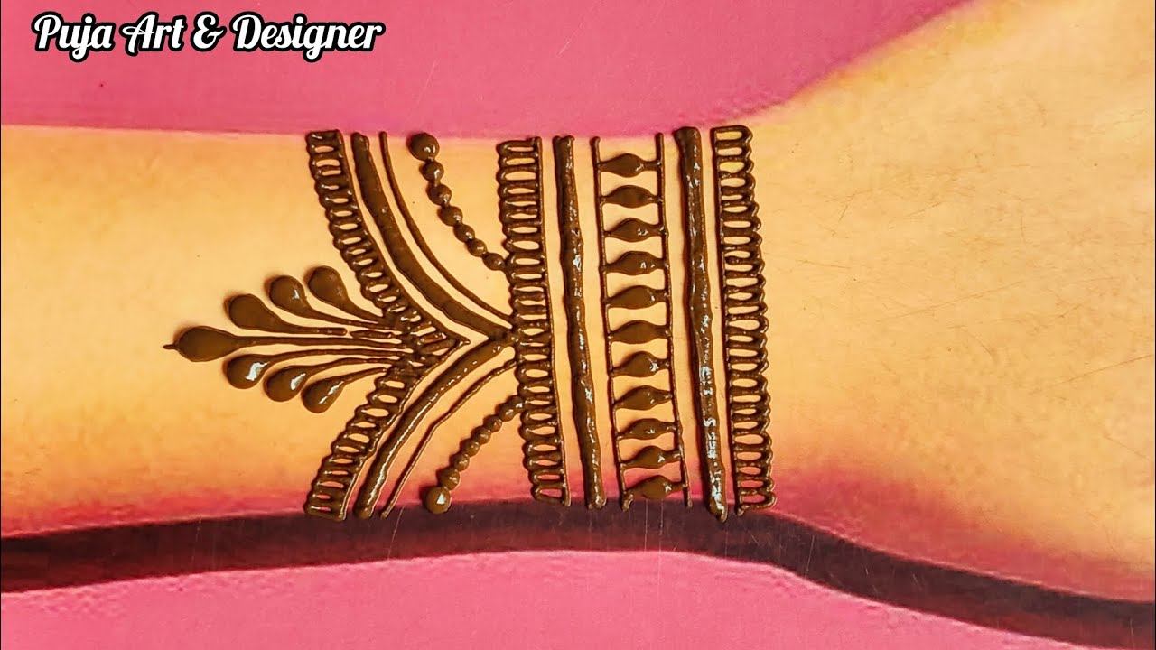 Easy & Stylish Back Hand Mehndi Design | Simple & Latest Mehndi for Beginners 2025 |