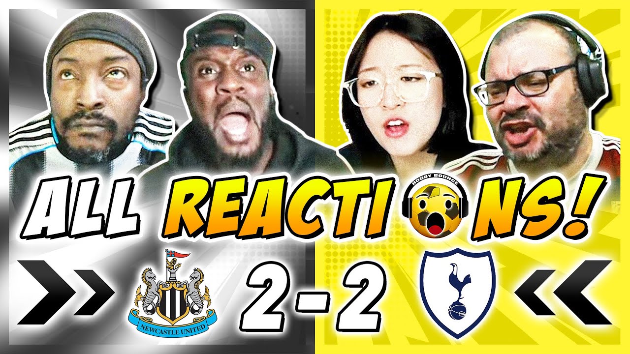 Spurs and Rivals & Haters Fan Reactions to Newcastle 2-2 Tottenham | Premier League Fan Reactions