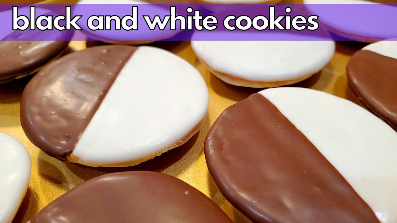 New York Style Black and White Cookies